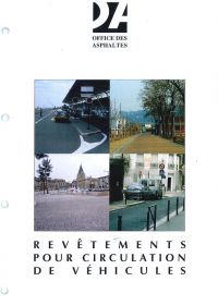 Revêtements pour circulation de véhicules